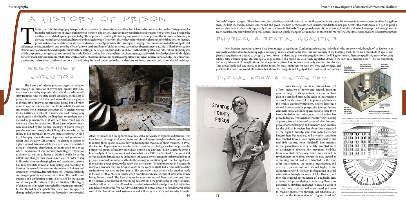 prison America's Correctional Facilities Capstone/Thesis philadelphia university jefferson university INTD 487 interior design  Year-Long Prison Design
