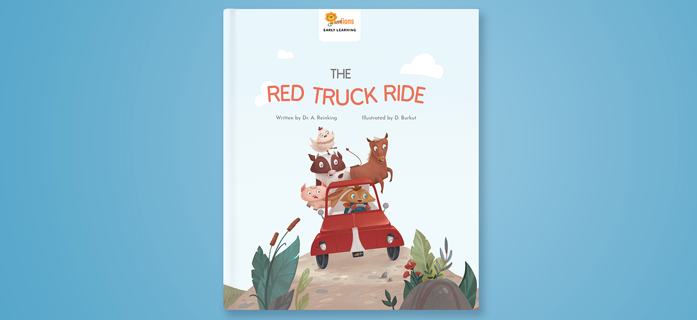 ILLUSTRATION  children's book creative colorful animals farm photoshop hare pig horse