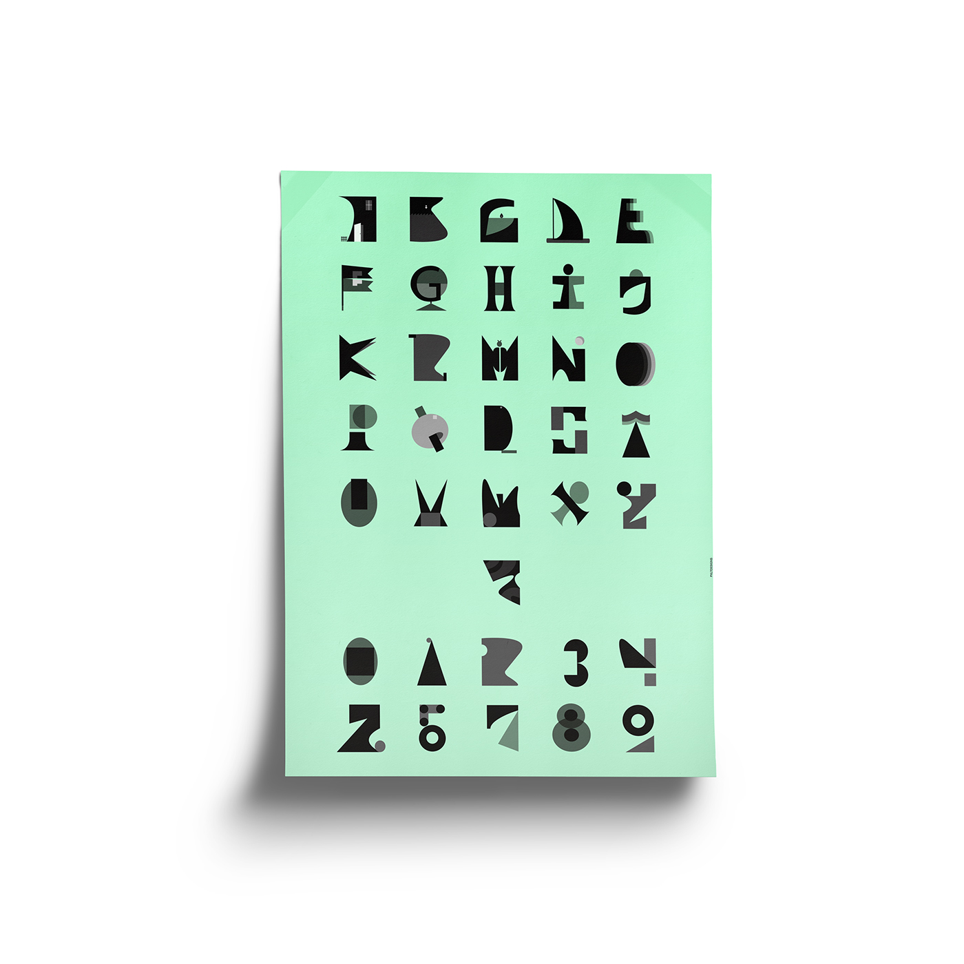 36daysoftype alphabet type digital design letter number