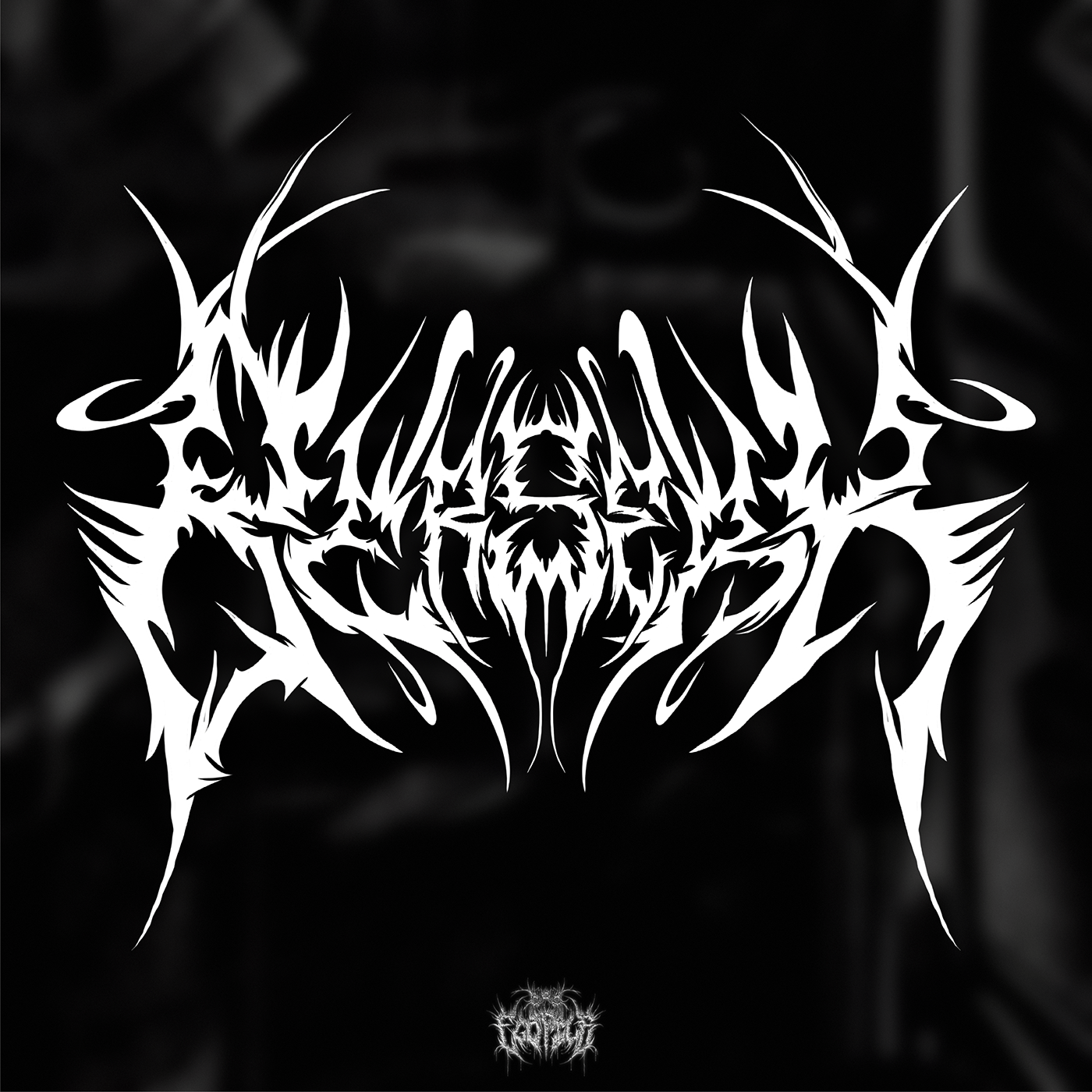 metal metallogo darklettering deathcore Deathmetal Blackmetal darkart ILLUSTRATION  Procreate typography  