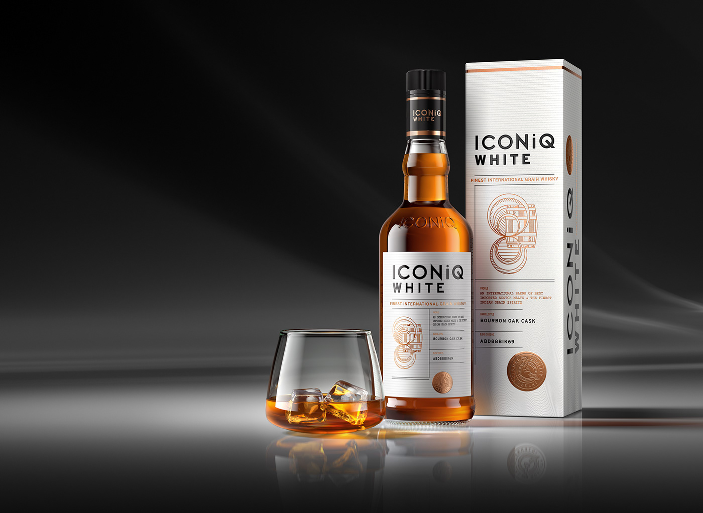 3D Advertising  cg art CGI iconiqwhite liquor productvisualization retouching  Whisky