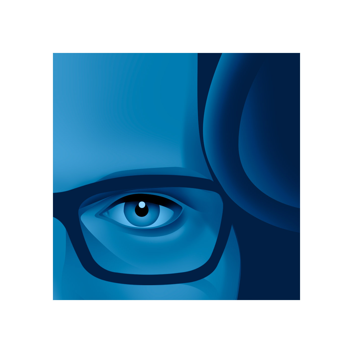 eyewear portrait symmetry monochrome man male Minimalism face blue