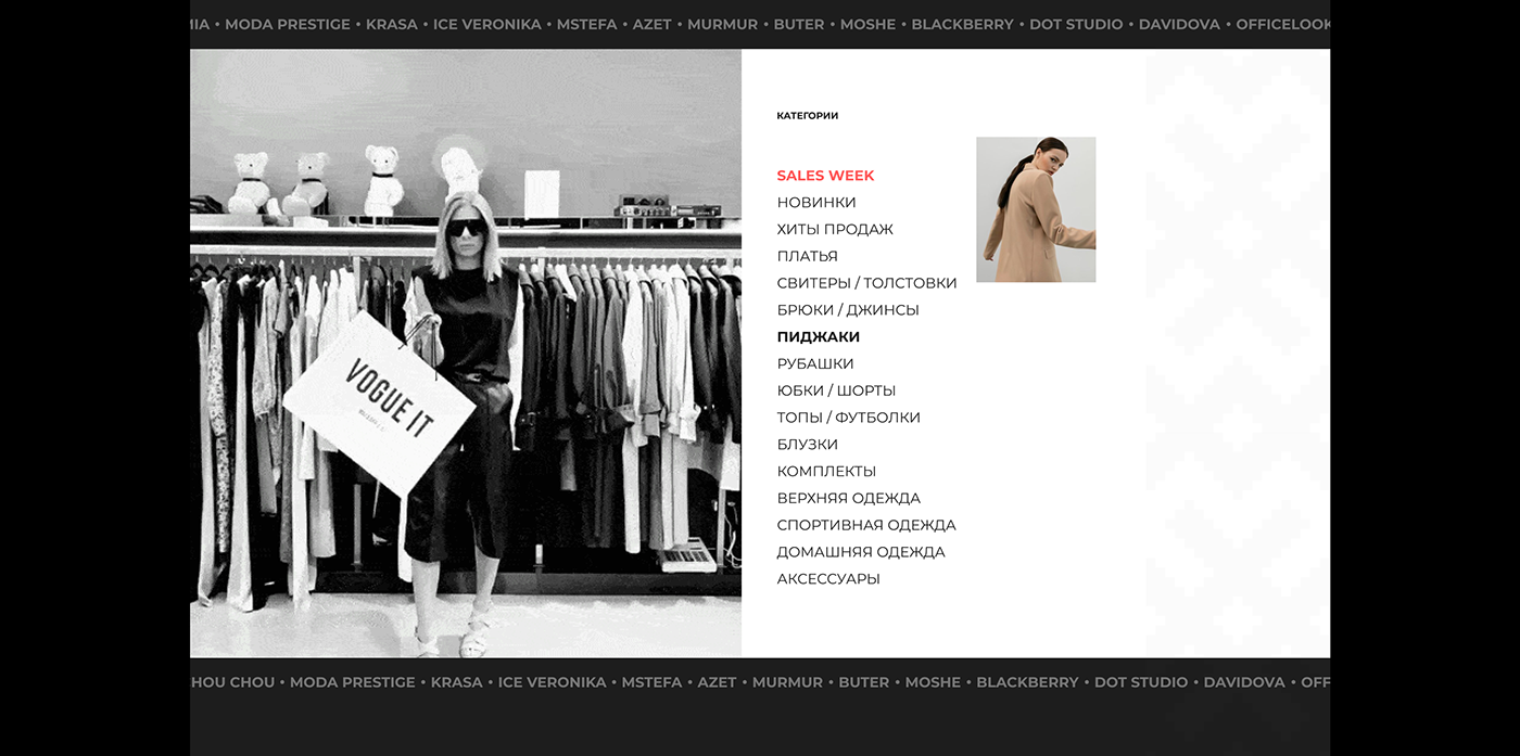 Clothing e-commerce Ecommerce Fashion  UI/UX Web Design  Website