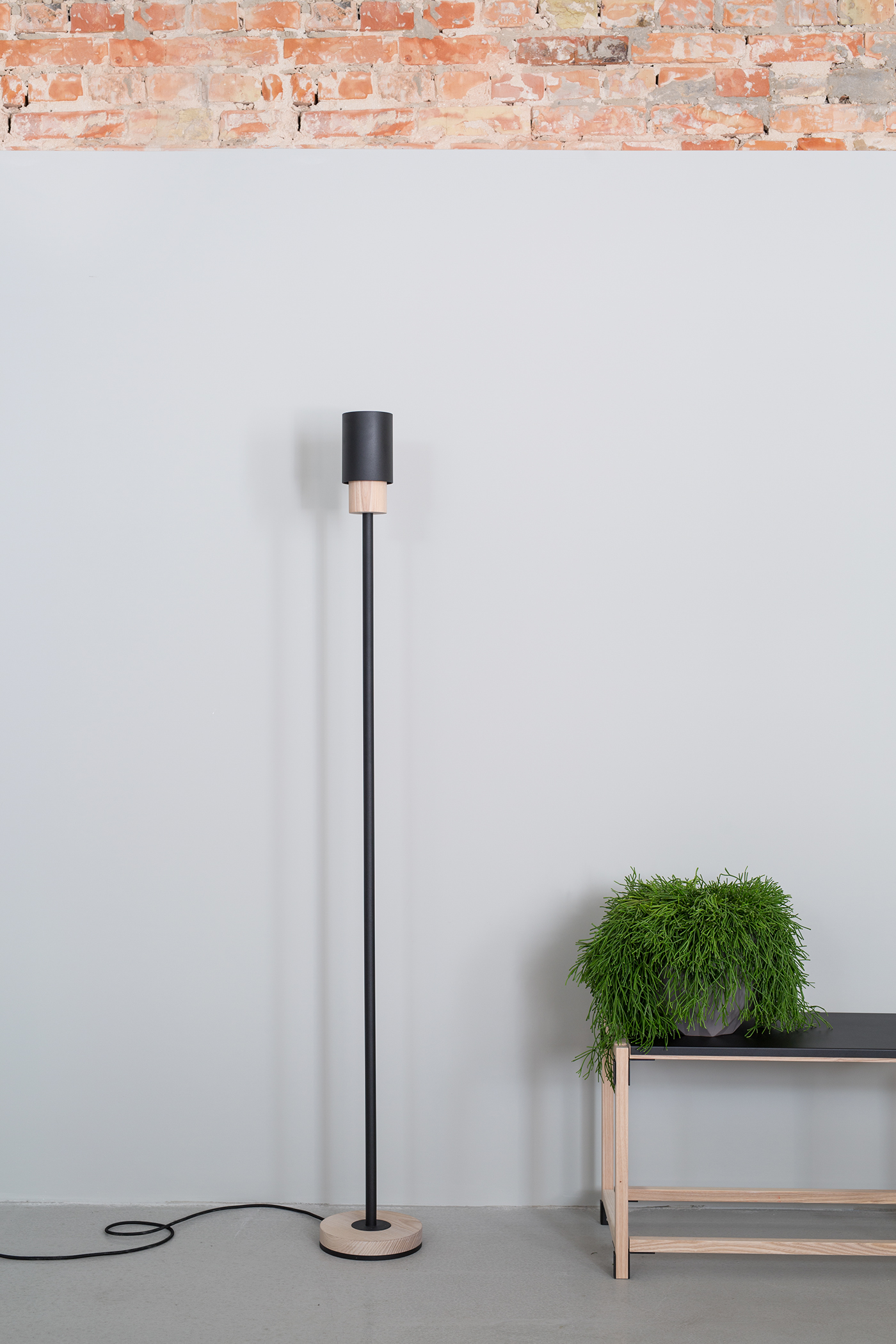 lighting light FLOOR wood steel minimalist object design fild