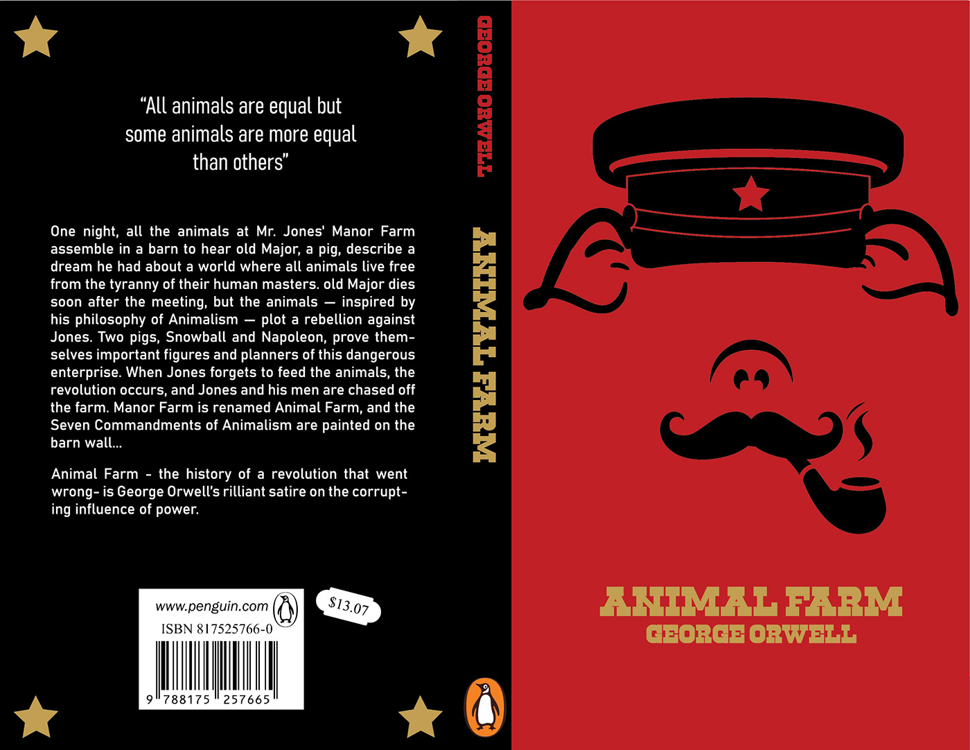 book cover ILLUSTRATION  Animal Farm