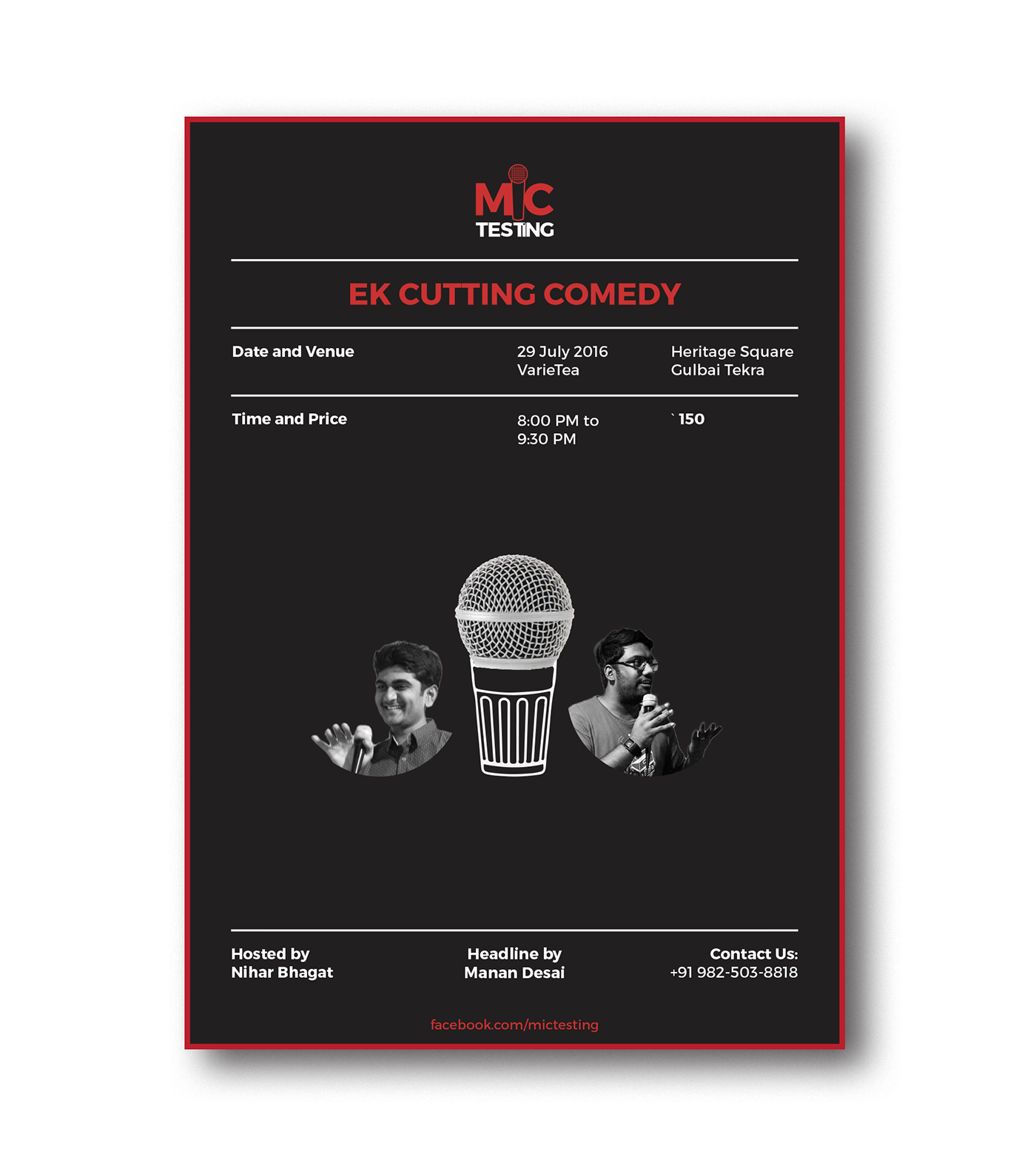material ui minimal posters swiss design illustrations Gong Standup Comedy comedy posters