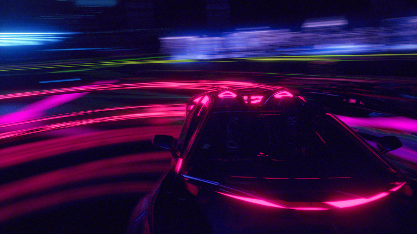 #car #city #colors #dark #FUI #Race #redshift #simulation #tracer #xparticles