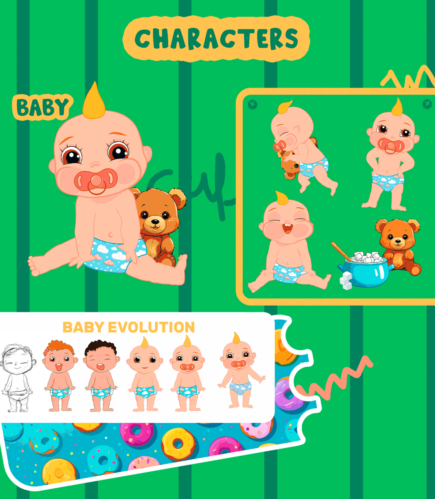 cartoon digital illustration Character design  adobe illustrator animation  Character character animation 2D after effects 2D Animation