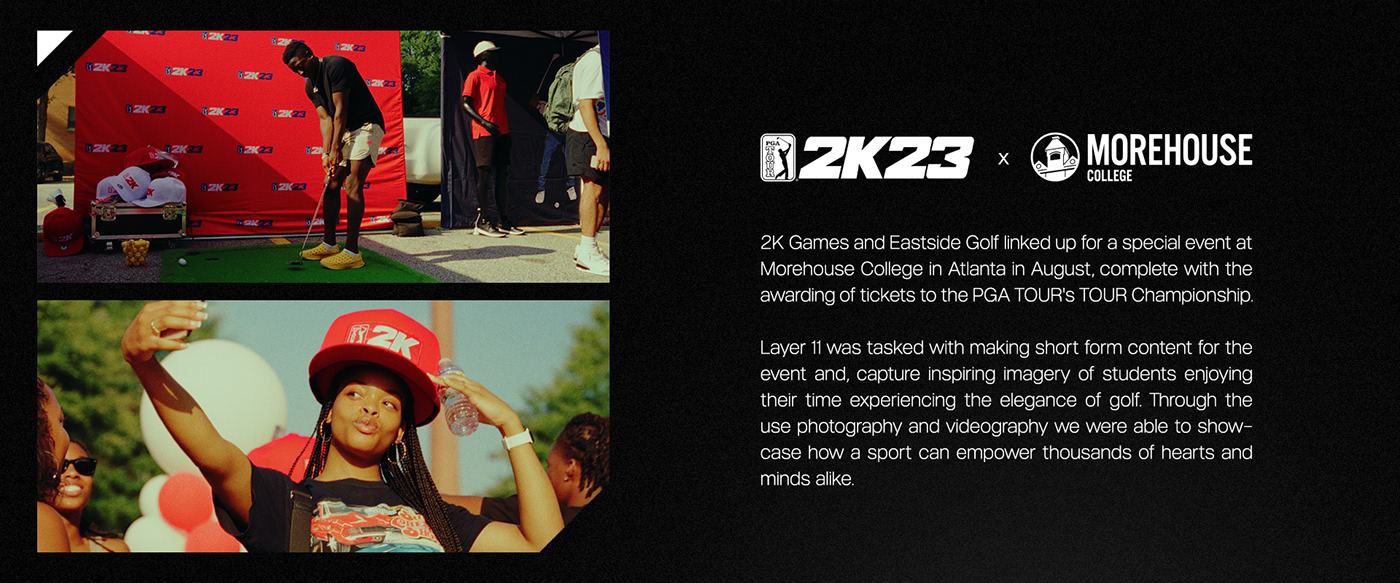 golf Gaming Event marketing   Photography  Video Editing Social media post design