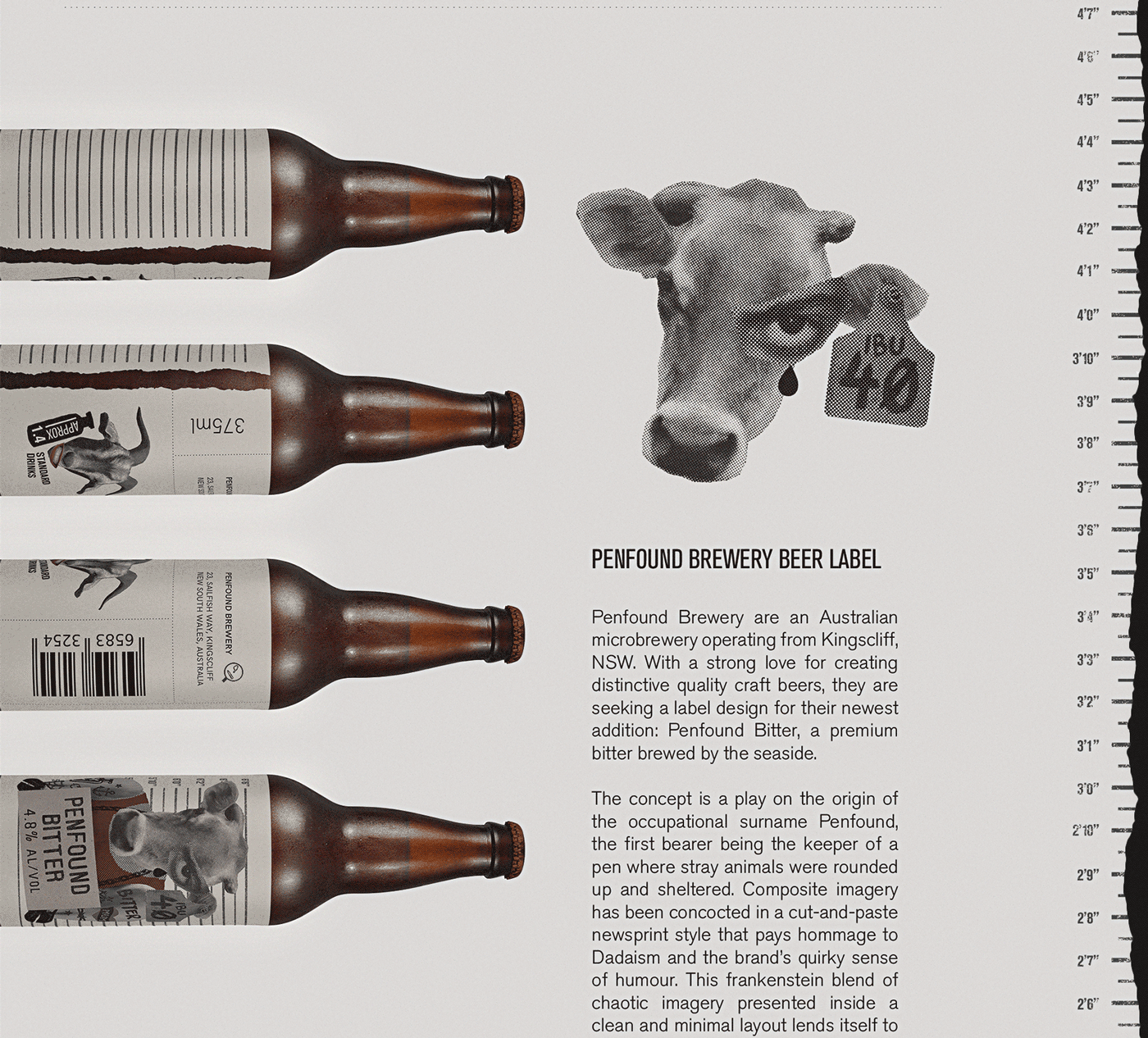 beer craft beer beer label label design packaging design Packaging Dada dadaism characterdesign Composite