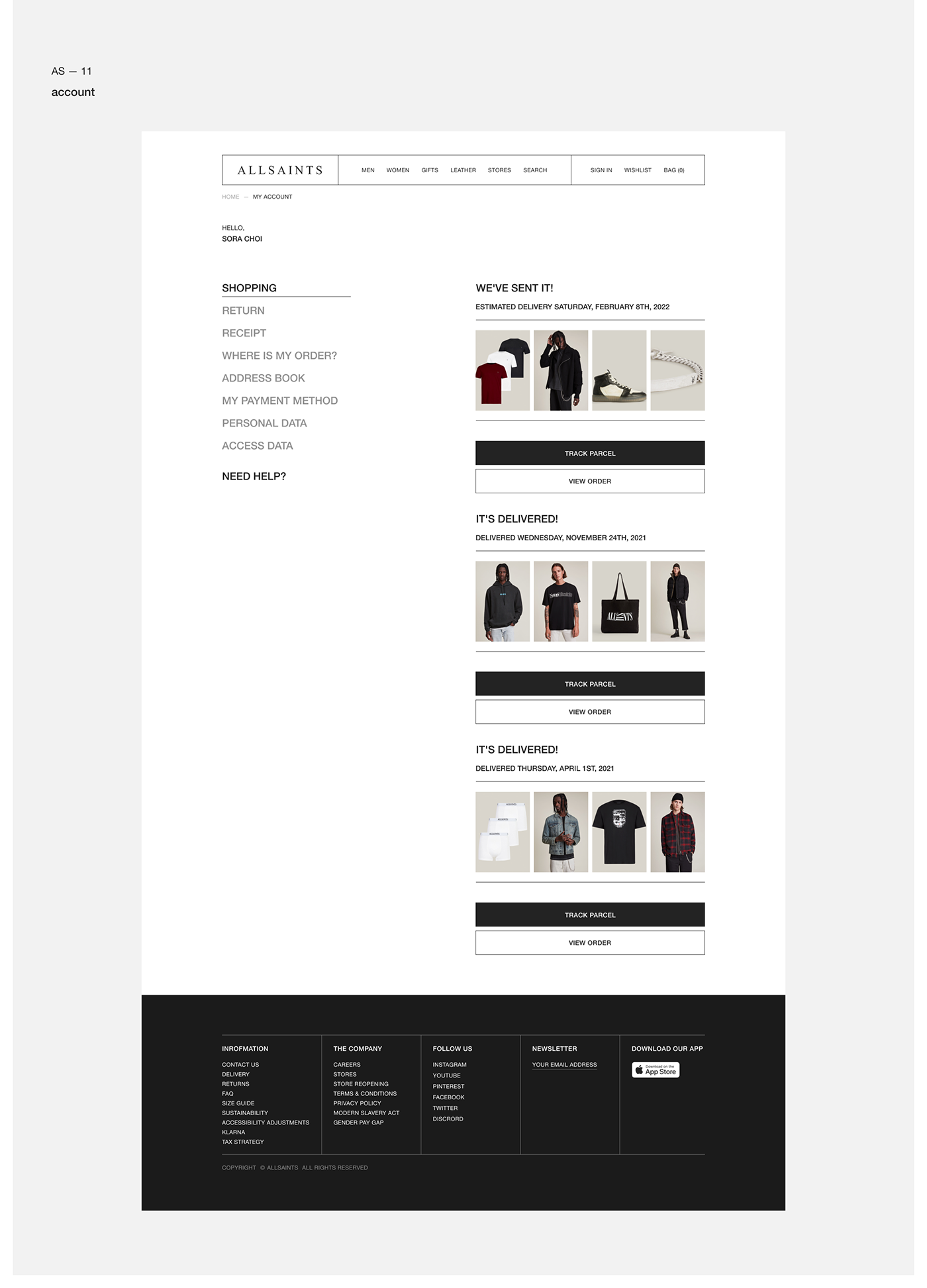 concept redesign UI user experience ux Web Design  Website Ecommerce Fashion 