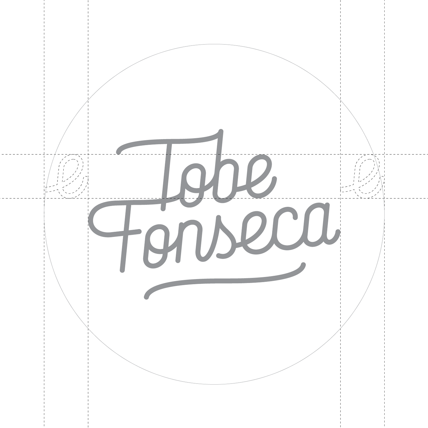 brand Custom design logo name signature studio textile type typography  