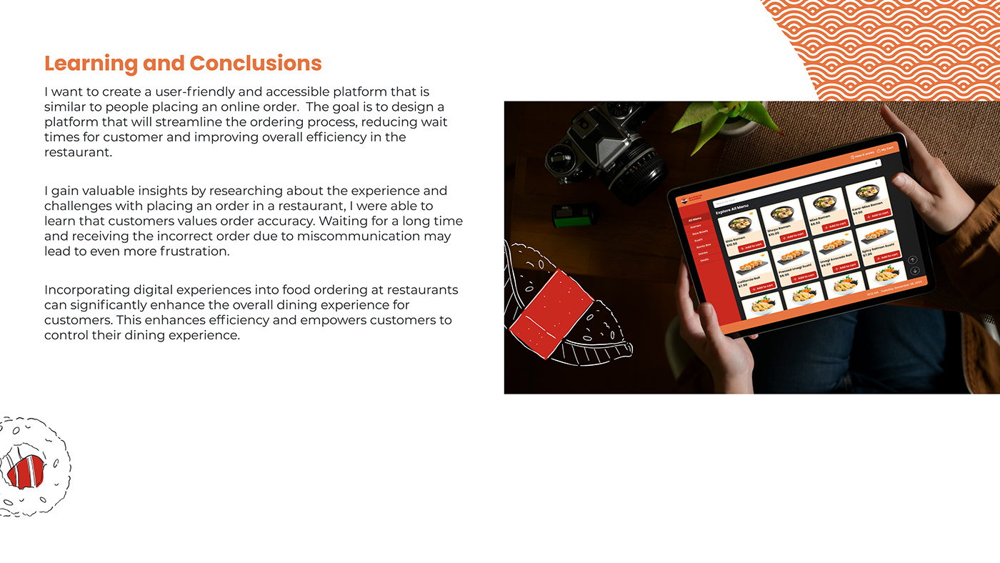 kiosk design Tablet app ui design UIUX design Case Study User Experience Design Food-ordering app Restaurant app Self-Ordering