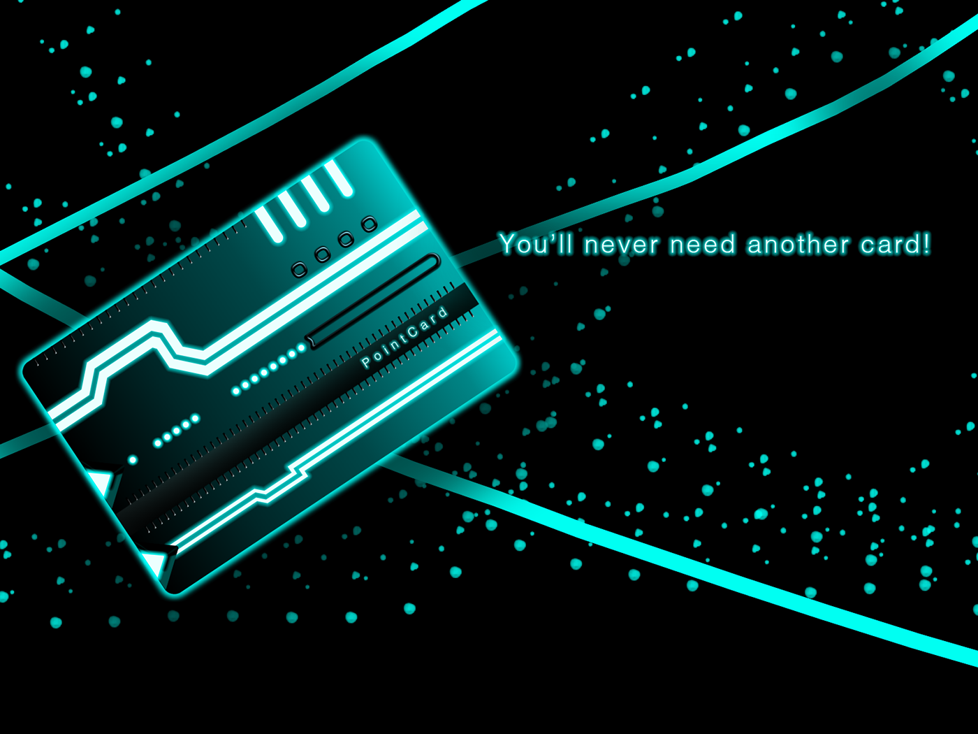 ads Advertising  card credit card Cyberpunk future glow neon Technology UI