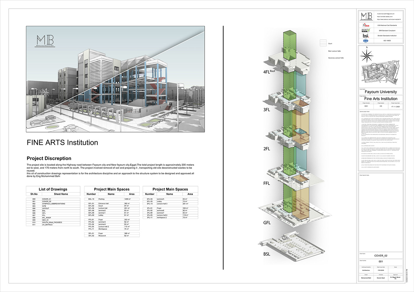 3D architecture BIM building modeling modern revit structure visualization