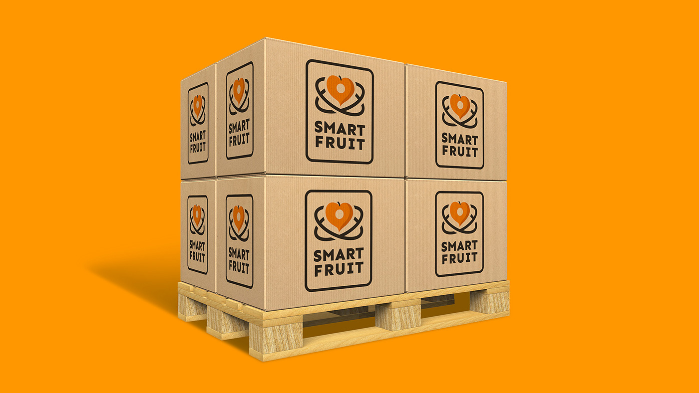 SmartFruit branding  graphic design  Fruit Physalis produce Packaging