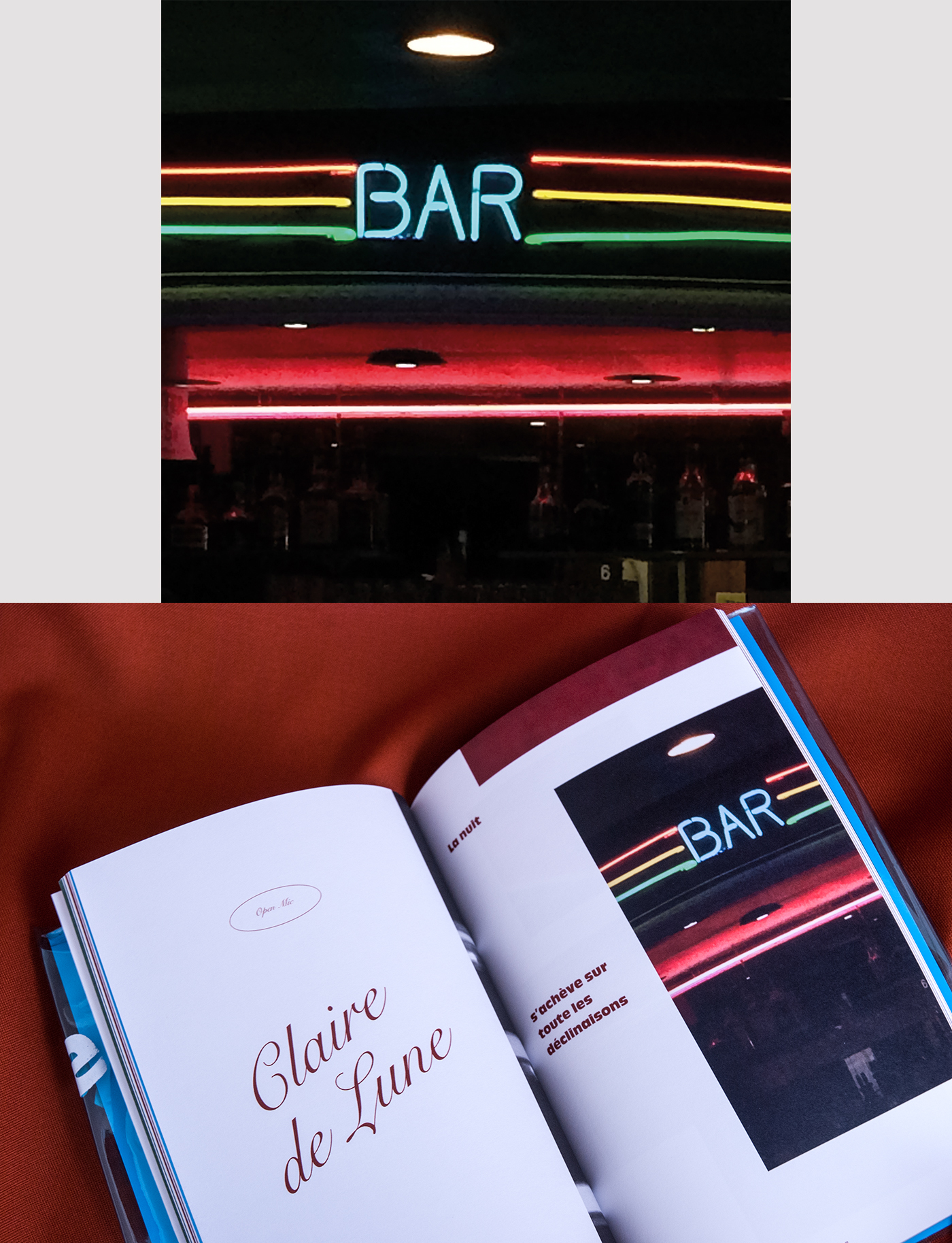 Photography  motel typography   book edition argentique magazine Layout