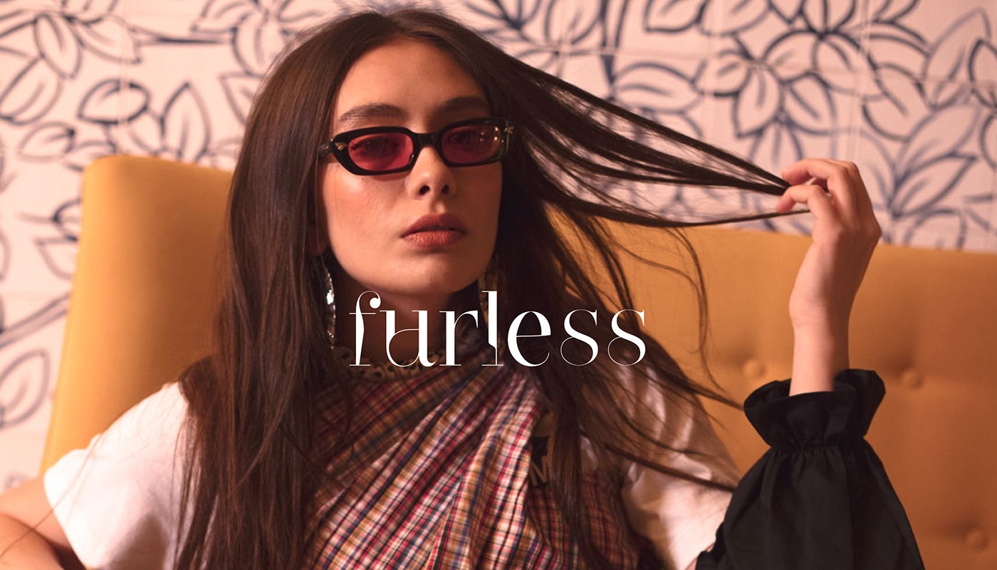 e-commerce store Fashion  luxury Fur Website minimal typography   Style