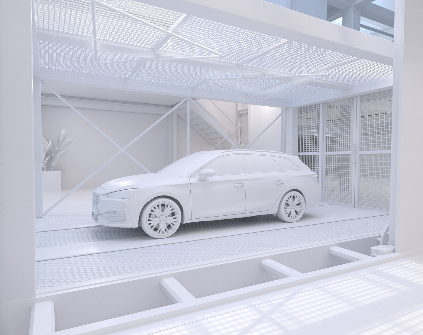 3D automotive   business cupra modeling postproduction shading shooting Substance Painter texture