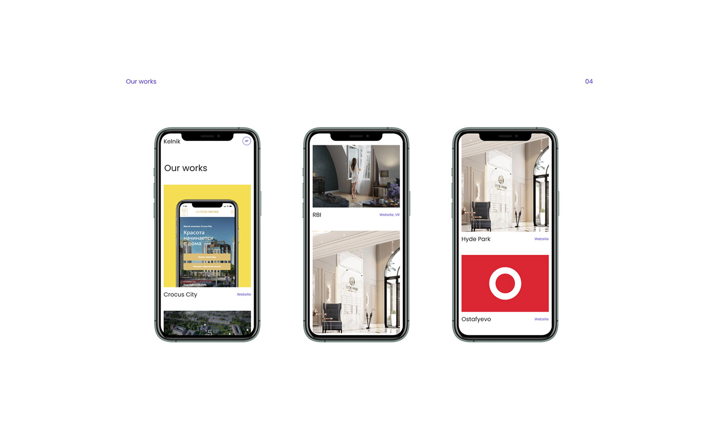 agency clean concept Minimalism mobile redesign UI ux Webdesign