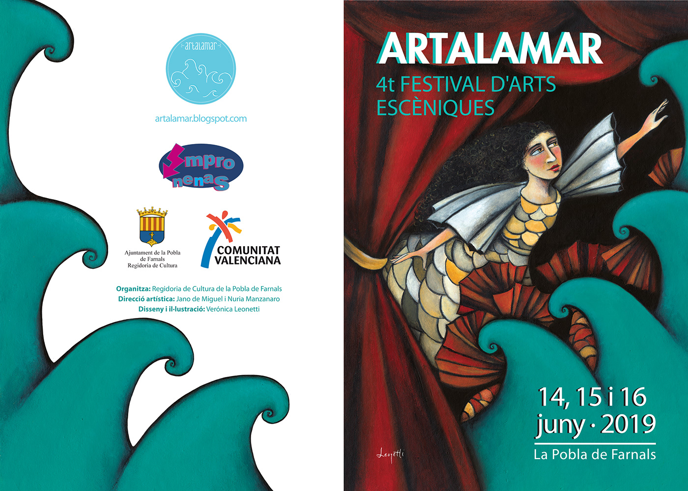 artalamar festivalartalamar ILLUSTRATION  illustrazione ilustracion teatro theater  veronicaleonetti