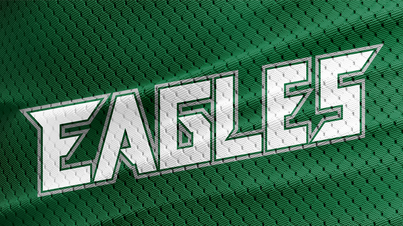 Philadelphia Eagles uniform concept nfl logo type