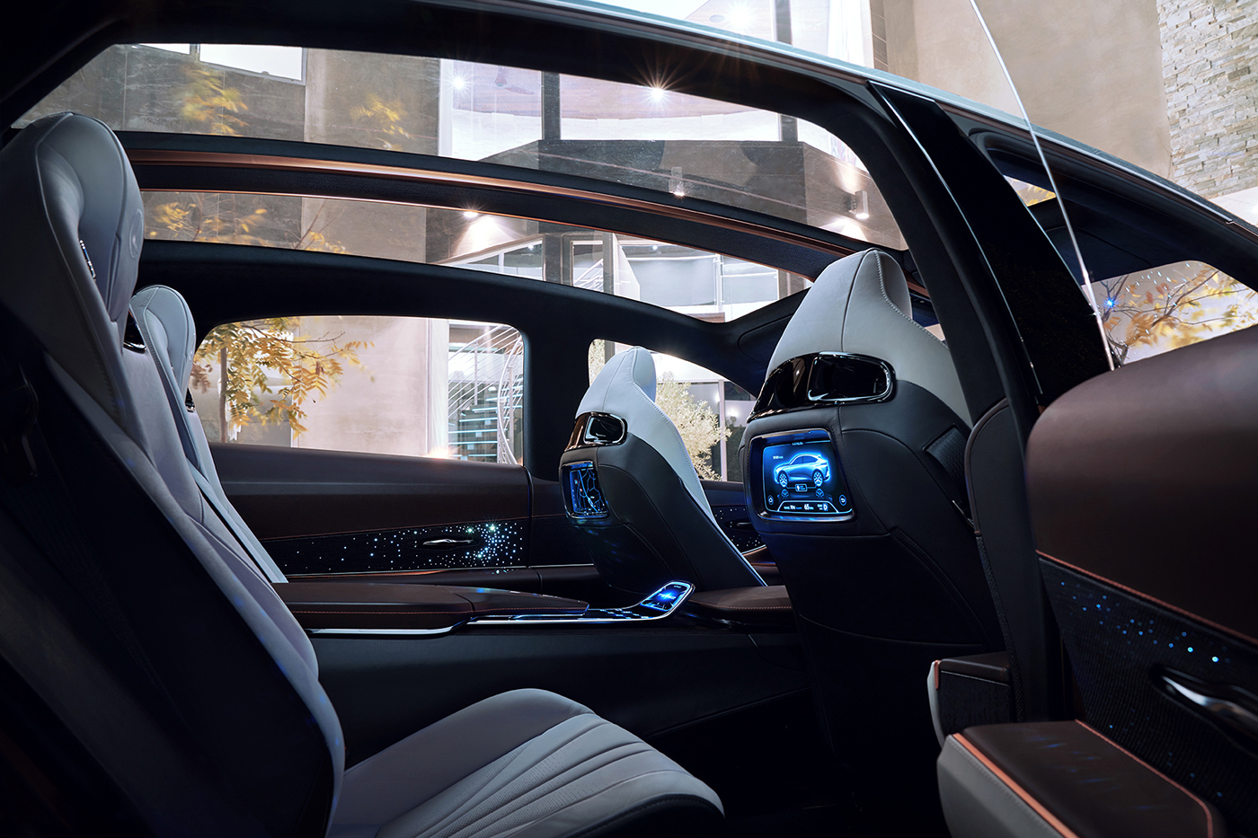Lexus LF-1 limitless concept car copper modern future