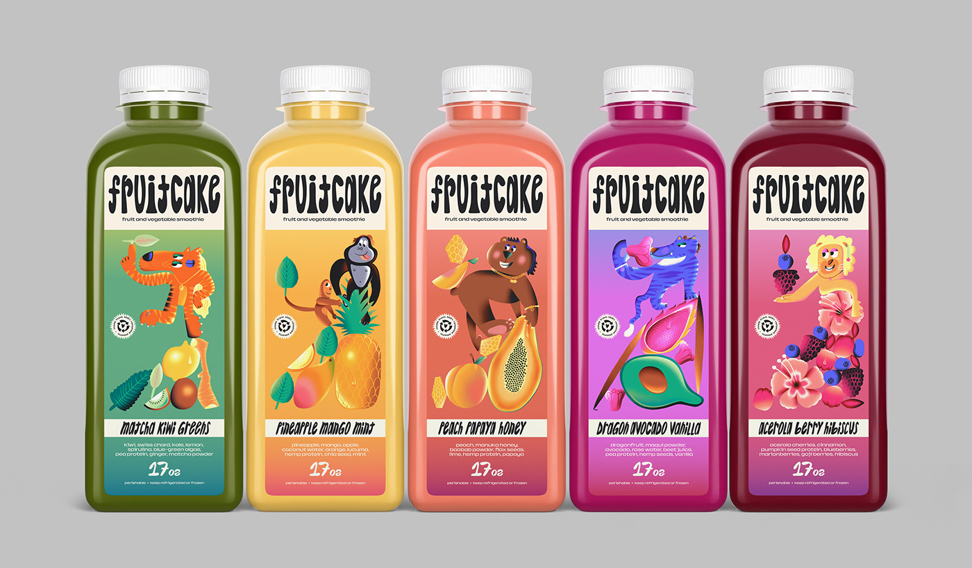 branding  cartoon Character design  characters Digital Art  digital illustration hand drawn juice Packaging packaging illustration