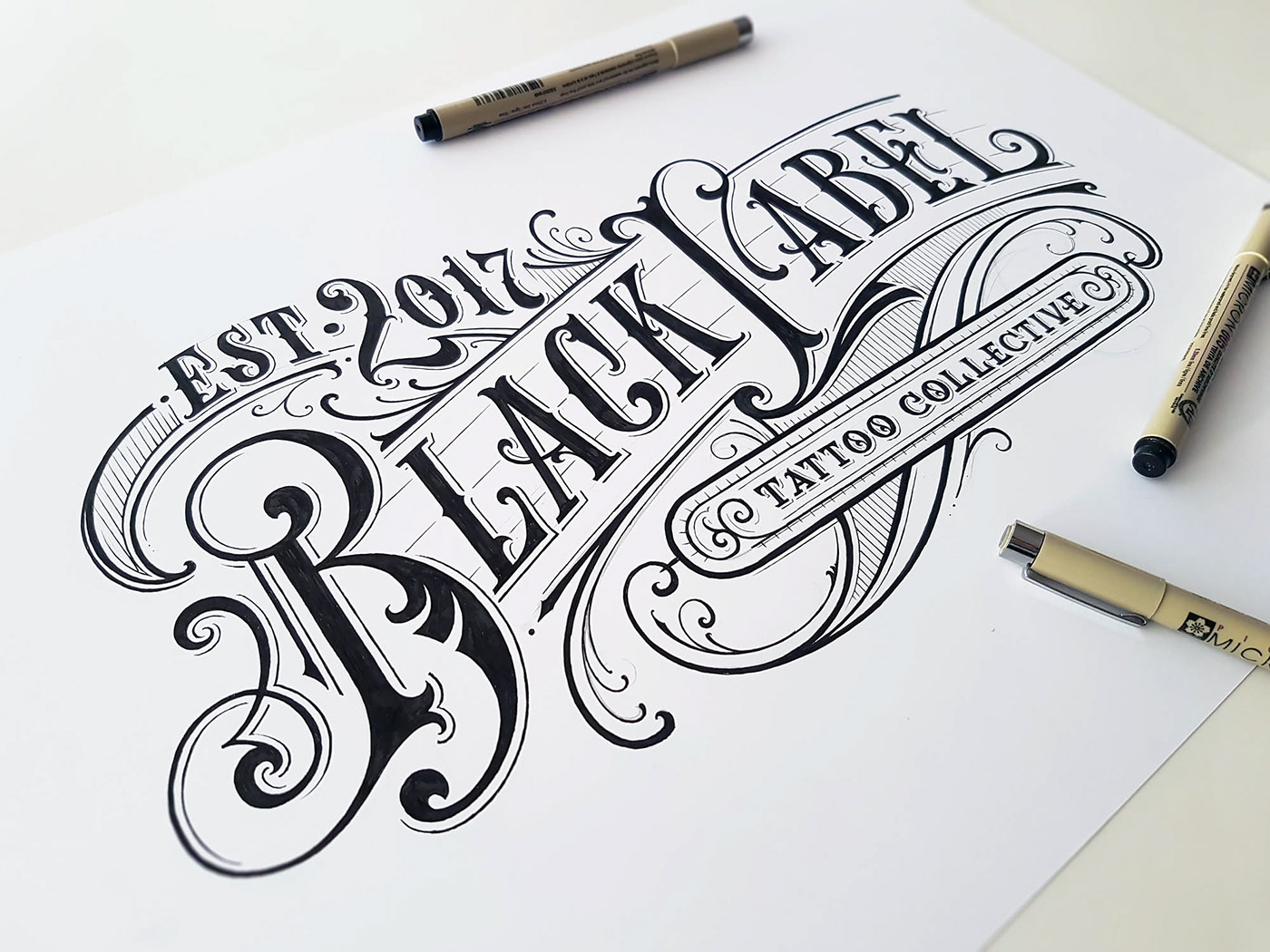 logo type HAND LETTERING brand letters identity tattoo beer lettering Clothing