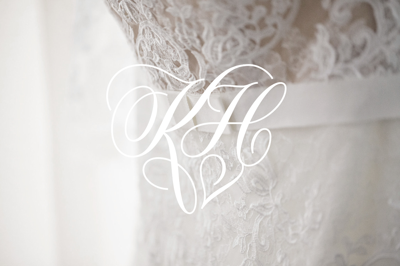 wedding monogram Event logo design lettering