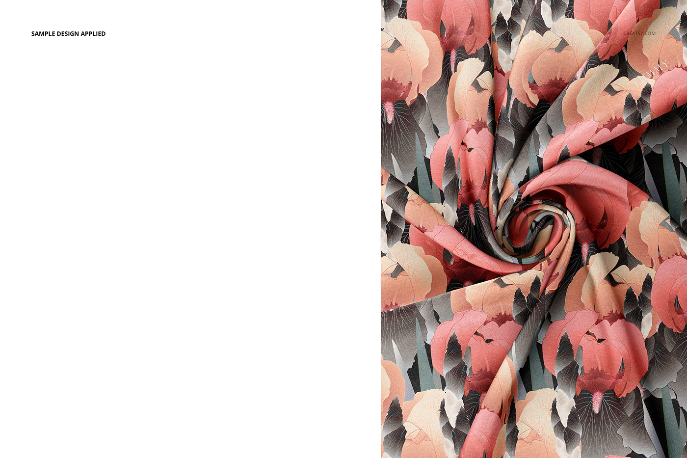 mock-up Mockup mockups template creatsy fabric fabrics Textiles Fashion  Silks