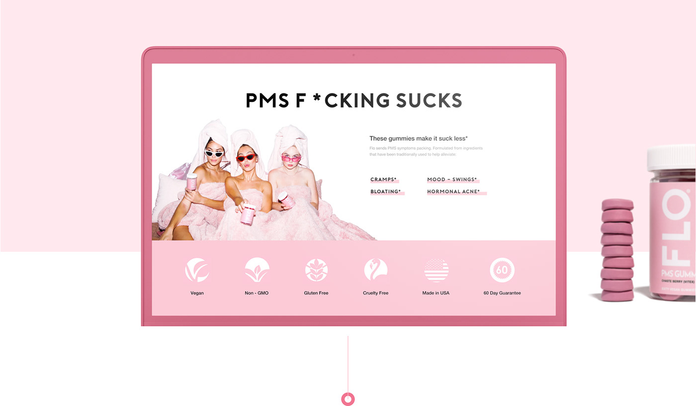 empower entrepreneur gummies PMS selfcare Startup vitamins Website woman women