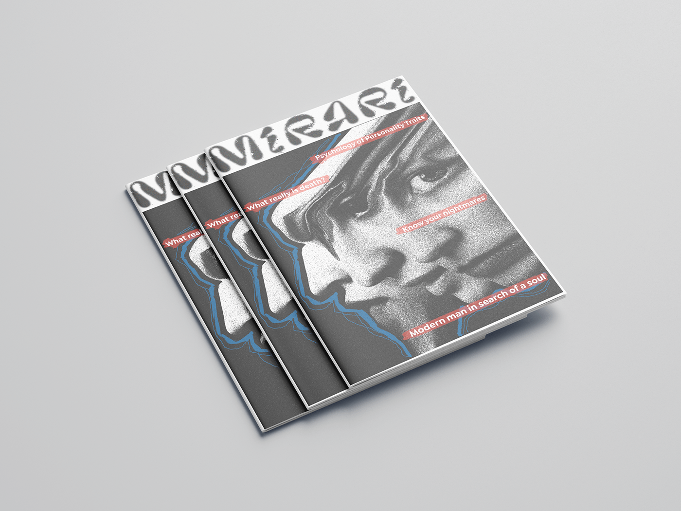 Magazine design magazine layout editorial design  typography   psychology mental health Volume book print editorial