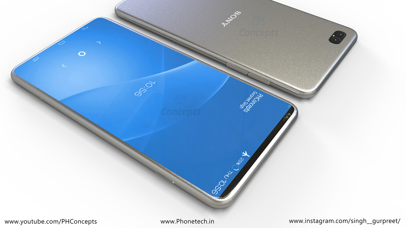 Sony Xperia A edge phone concept concept sony phone sony upcoming phone