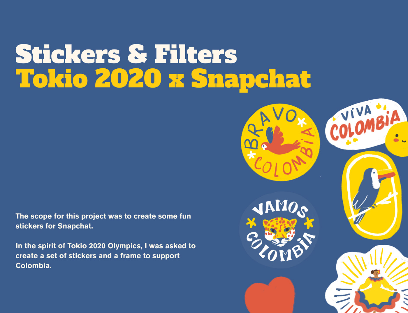 colombia filter Olympics snapchat social sports stickers tokyo Tokyo 2020
