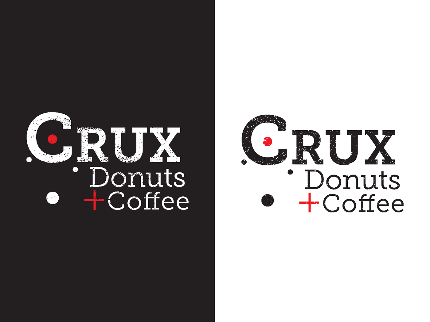 Coffee CRUX branding  simple minimalistic shop