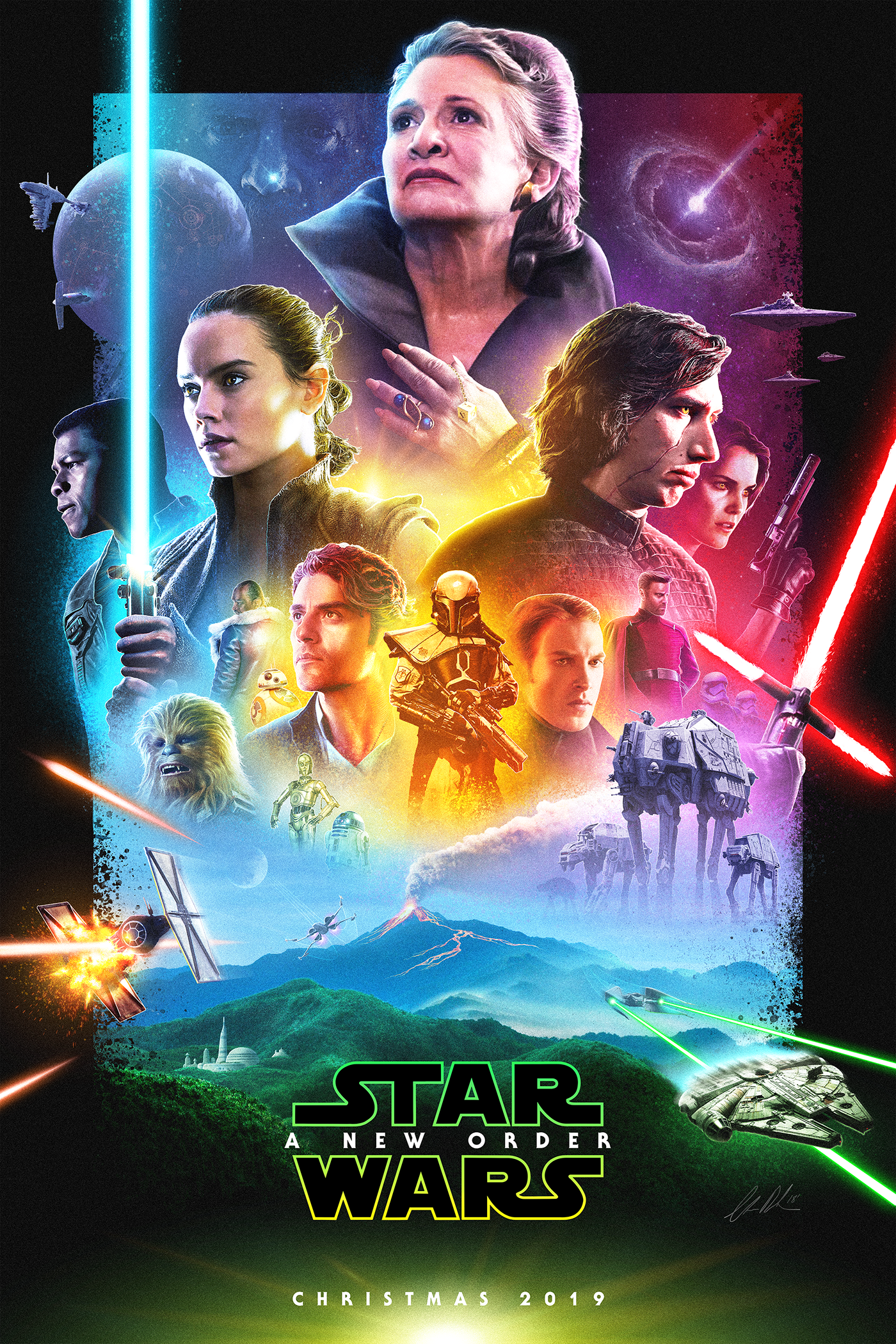 Star Wars Episode 9 mockup poster