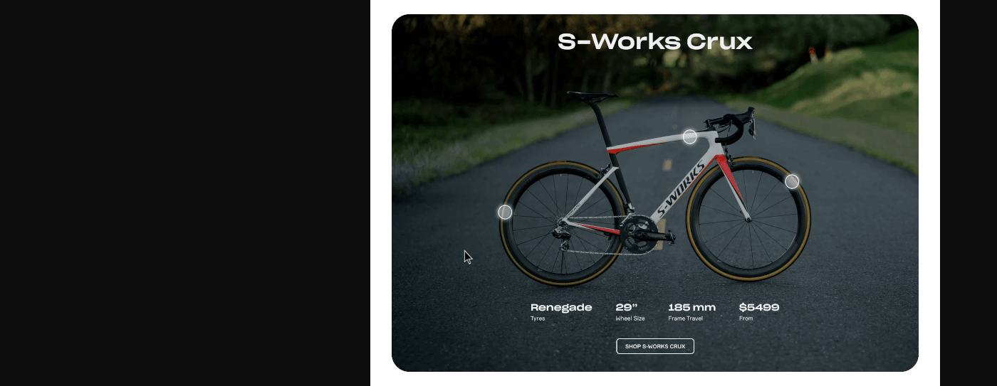 Bicycle e-commerce Ecommerce landing page online store specialized UI/UX user interface Web Design  Website