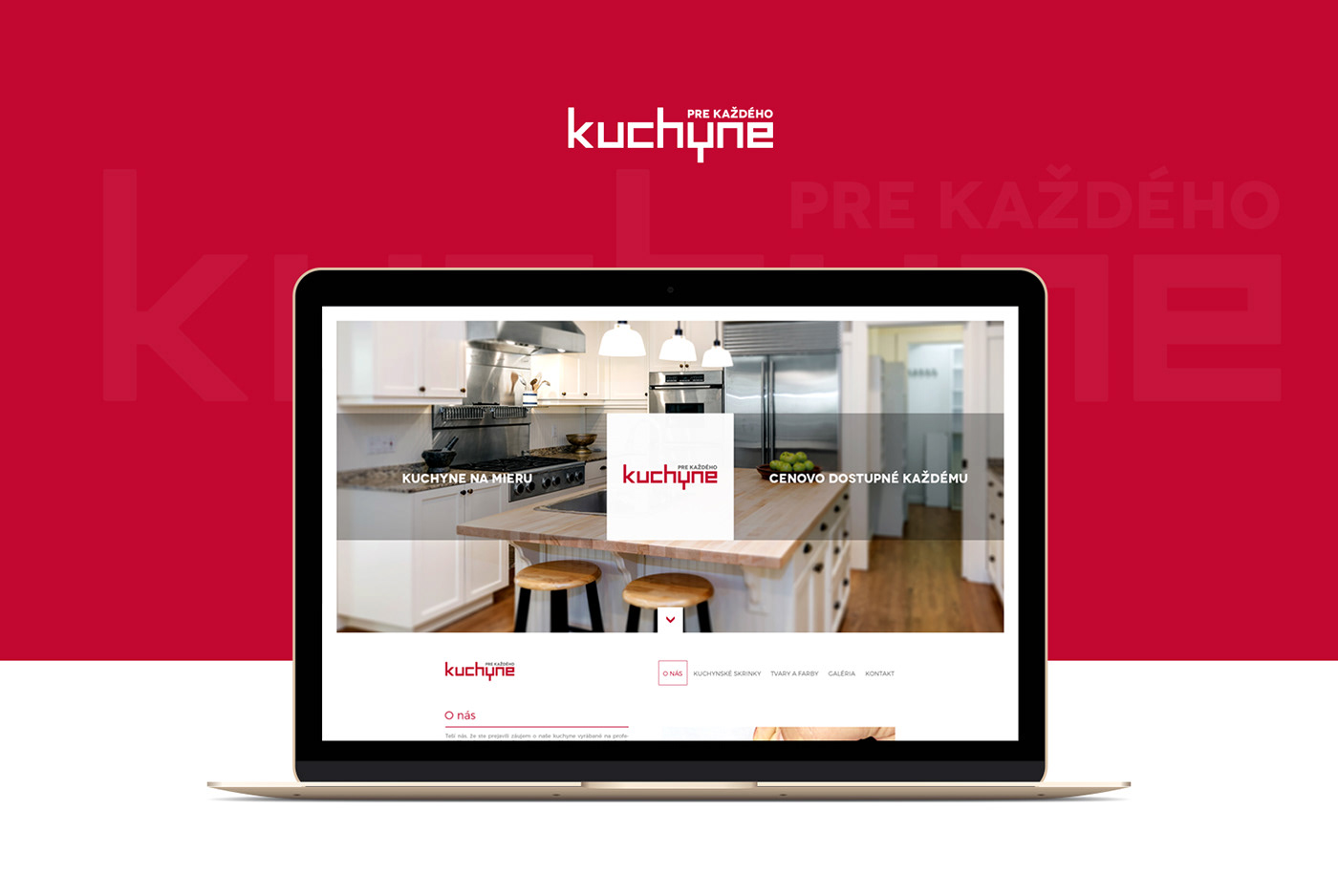 Webdesign UI ux Website cooking design slovakia kitchen kuchyna Bratislava