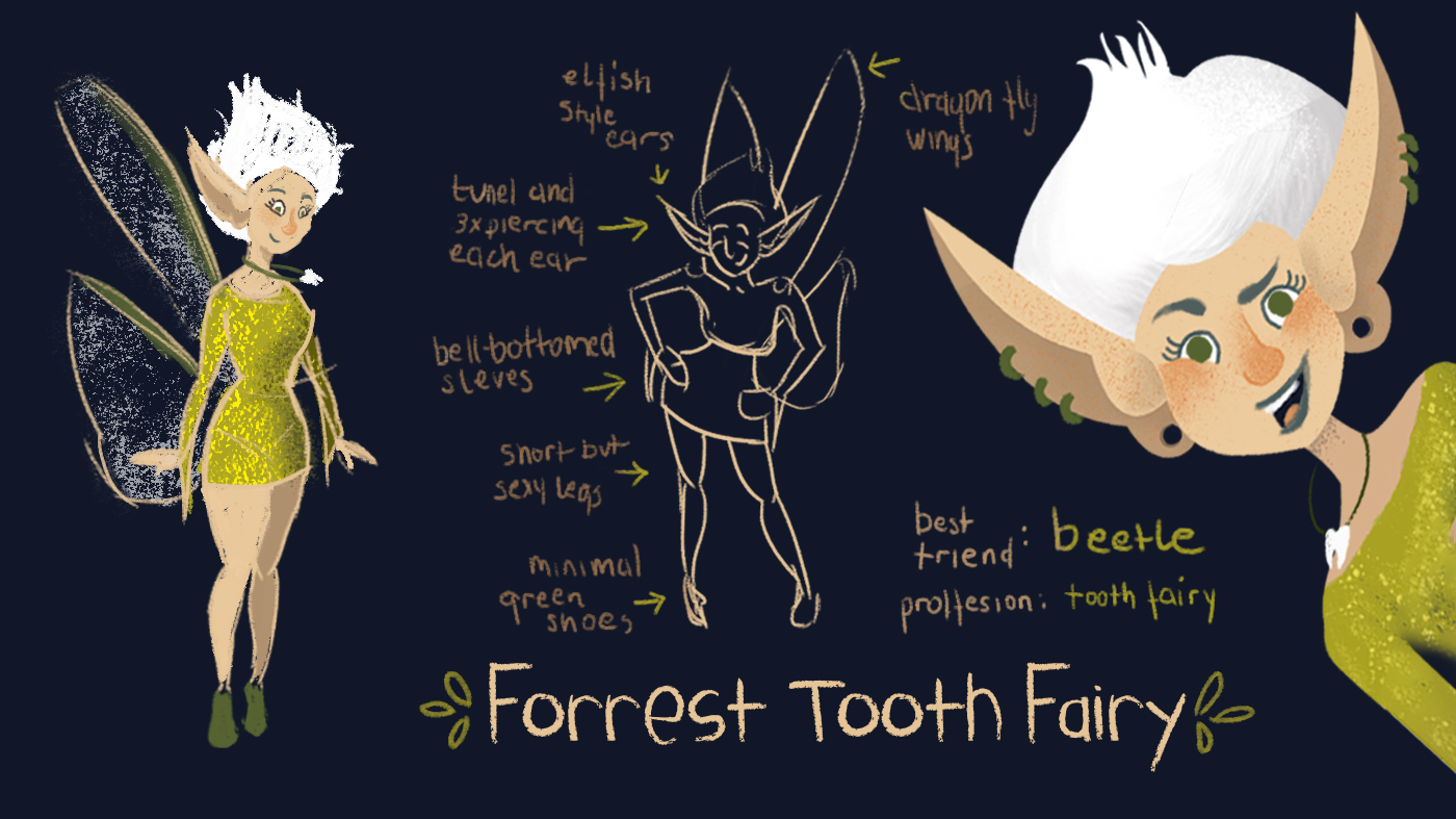 Tooth Fairy - short animated movie. 