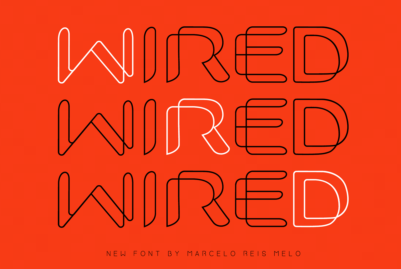 wired font