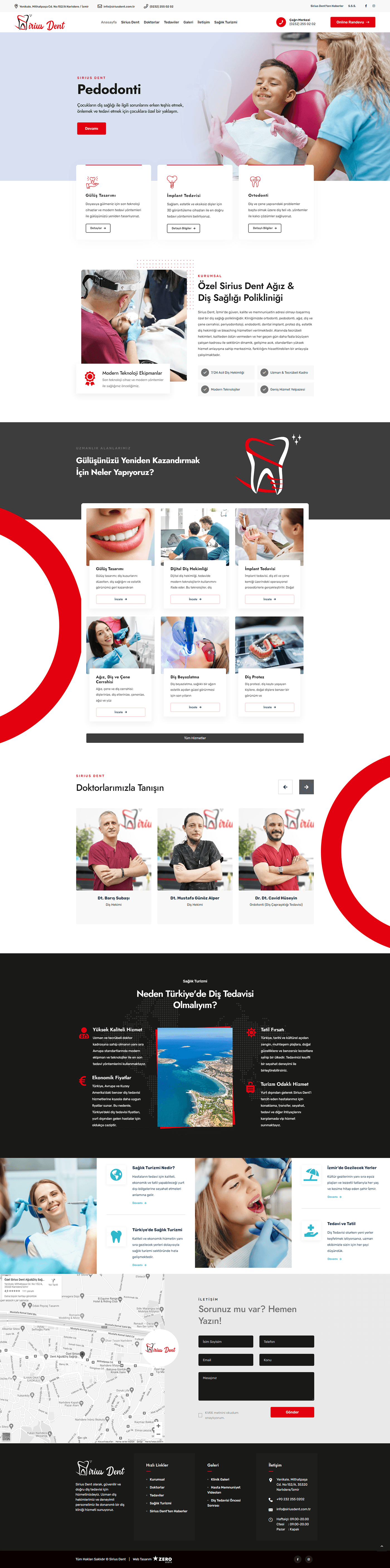 dental website dentist website dişçi web tasarım