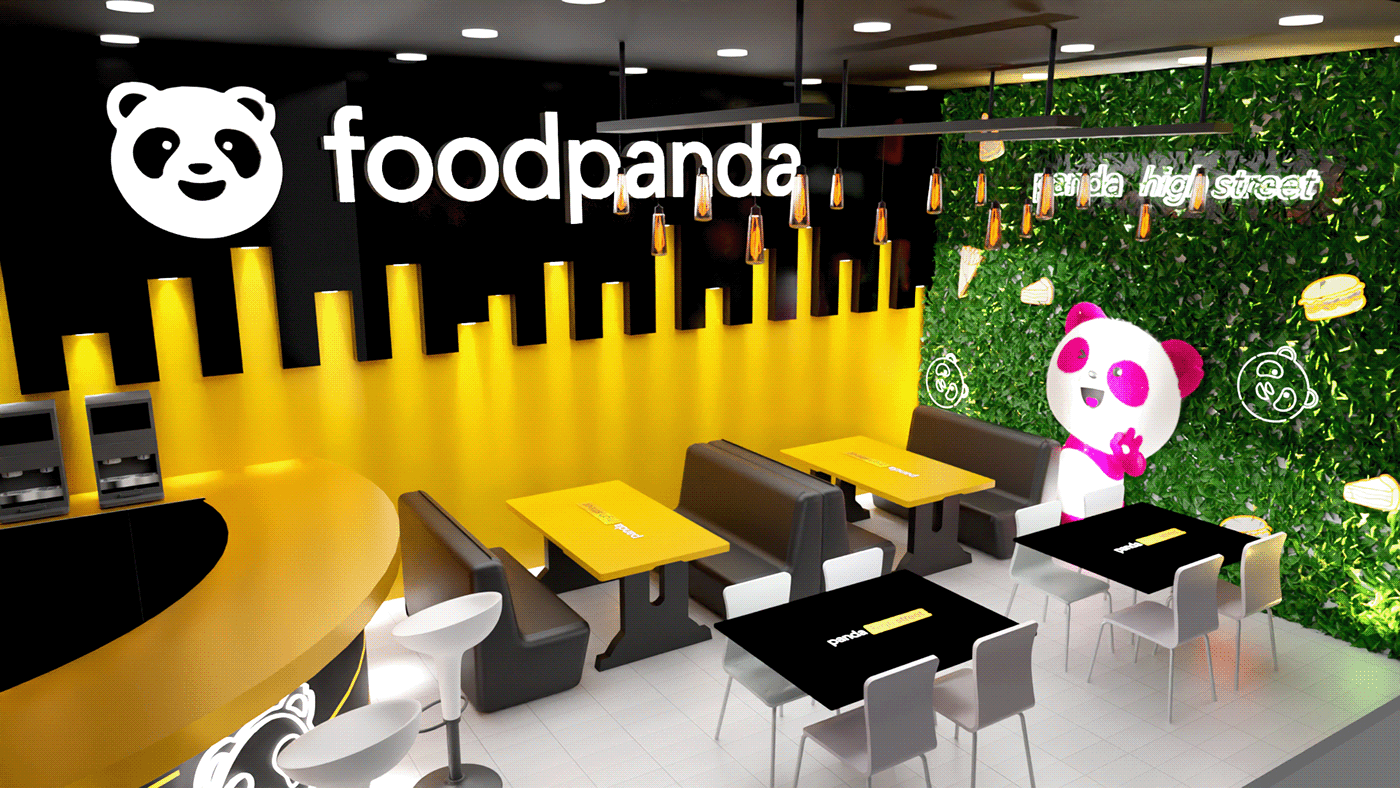 foodpanda Advertising  Graphic Designer Social media post marketing   design adobe illustrator Brand Design logo stall