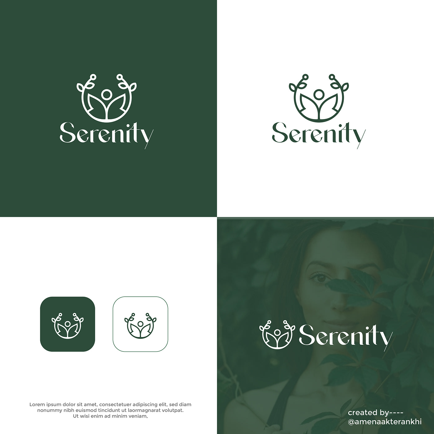 Logo Design brand identity marketing   Advertising  visual identity Amena Akter Ankhi best logo modern design Graphic Designer