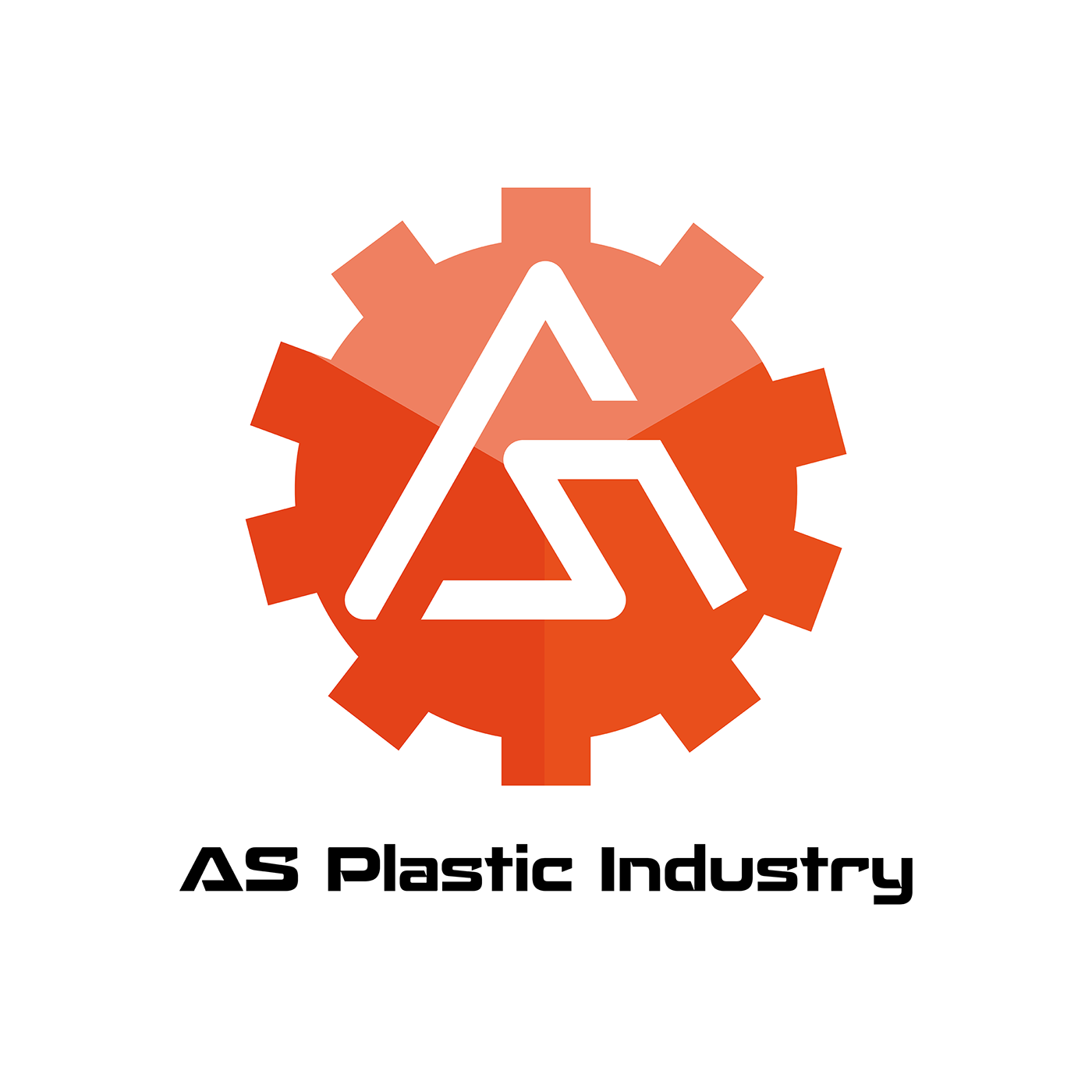 AS Plastic Industry logo, business stationery and social media design by Mohsin Fiaz
