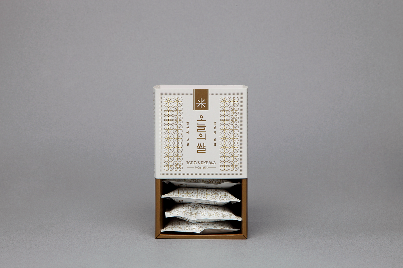 Packaging Rice ricepackaging ricepackage 오늘의쌀 패키지디자인 쌀패키지 박스패키지 newtro 뉴트로