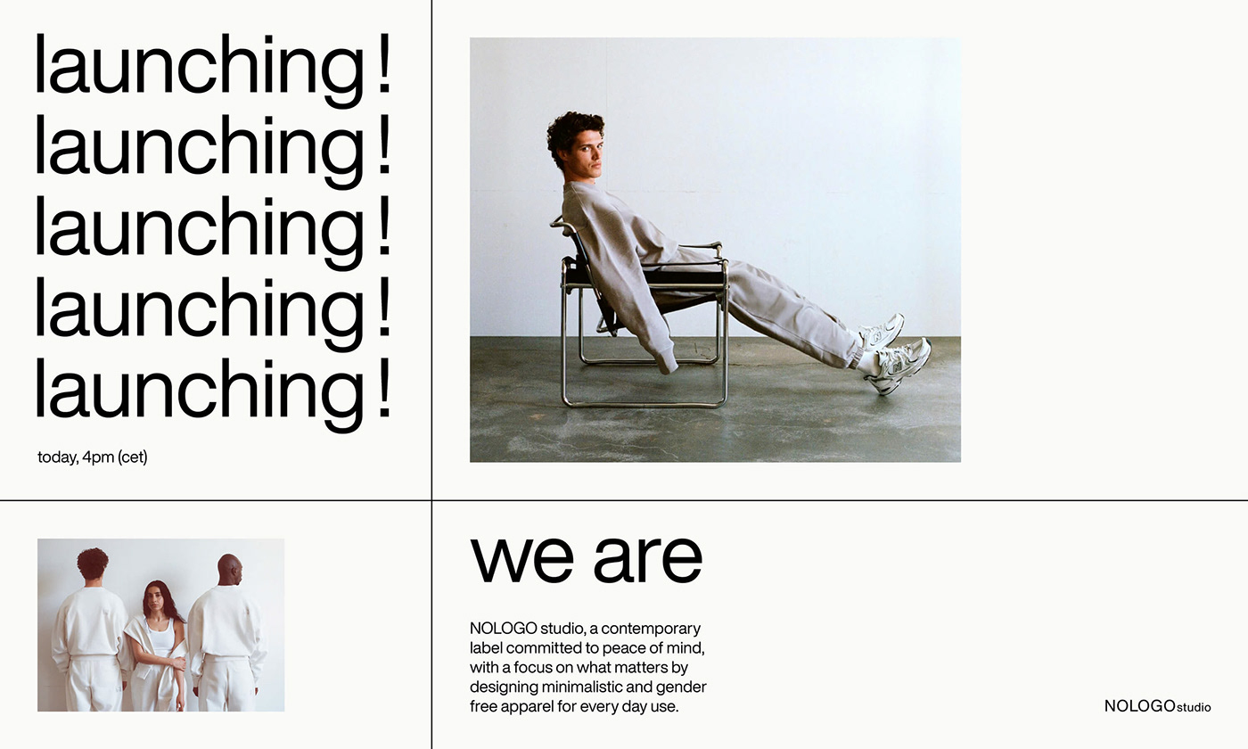 branding  Clothing communication graphic design  Lausanne Moser Design NOLOGO studio Suisse Switzerland