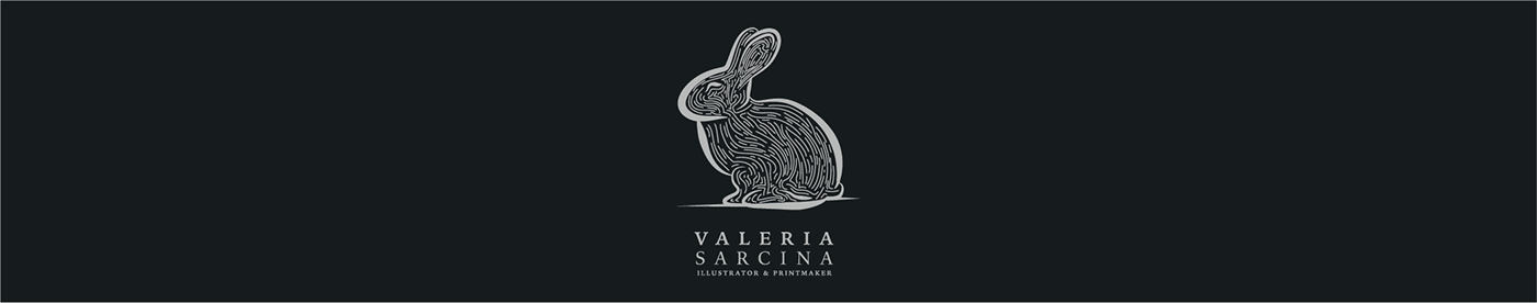 Illustrator logo brand identity business card card rabbit animal minimal design