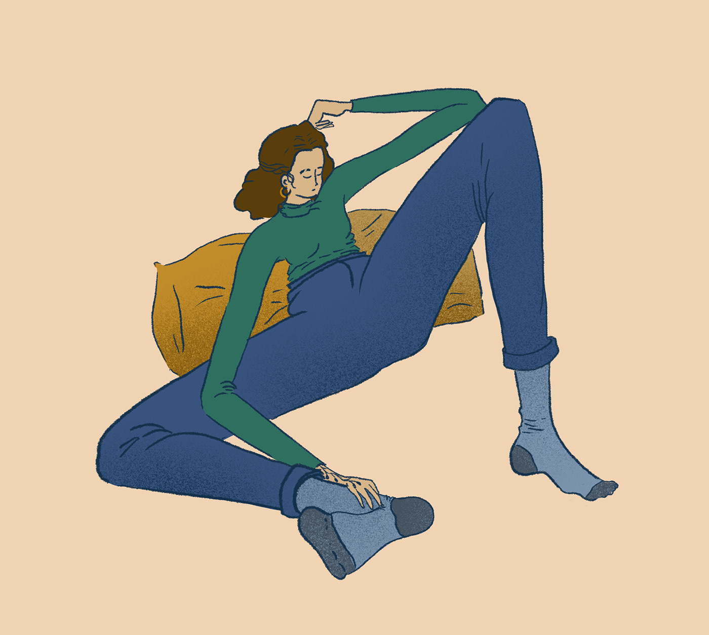 outfitoftheday ILLUSTRATION  people illustration Illustrator Magazine illustration Character design  Digital Art  female illustration OOTD outfit design