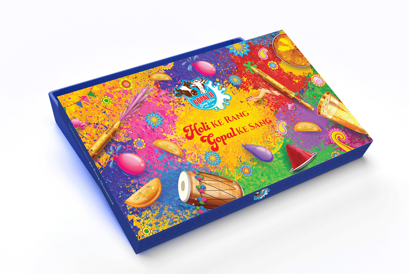 mithai boxes Packaging Sweets Haldiram Holi Design im sweets
